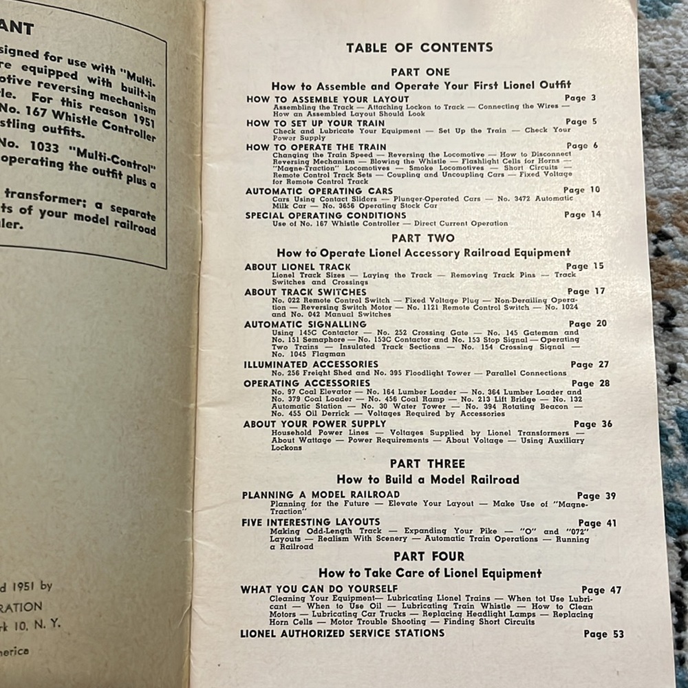 Vintage Train Instruction Books Collection 1950s Lionel & Gilbert American Flyer - Picture 8 of 16